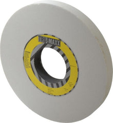 Tru-Maxx - 10" Diam x 3" Hole x 1" Thick, K Hardness, 80 Grit Surface Grinding Wheel - Aluminum Oxide, Type 1, Medium Grade, 3,250 Max RPM, Vitrified Bond, No Recess - Exact Tooling