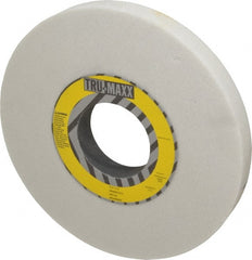 Tru-Maxx - 10" Diam x 3" Hole x 1" Thick, H Hardness, 46 Grit Surface Grinding Wheel - Aluminum Oxide, Type 1, Coarse Grade, 2,480 Max RPM, Vitrified Bond, No Recess - Exact Tooling