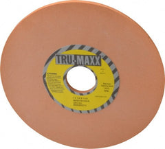 Tru-Maxx - 7" Diam x 1-1/4" Hole x 1/4" Thick, K Hardness, 220 Grit Surface Grinding Wheel - Aluminum Oxide, Type 1, Very Fine Grade, 3,600 Max RPM, Vitrified Bond, No Recess - Exact Tooling
