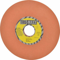 Tru-Maxx - 7" Diam x 1-1/4" Hole x 1/4" Thick, M Hardness, 220 Grit Surface Grinding Wheel - Aluminum Oxide, Type 1, Very Fine Grade, 3,600 Max RPM, Vitrified Bond, No Recess - Exact Tooling
