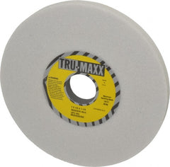 Tru-Maxx - 7" Diam x 1-1/4" Hole x 1/2" Thick, H Hardness, 46 Grit Surface Grinding Wheel - Aluminum Oxide, Type 1, Coarse Grade, 3,600 Max RPM, Vitrified Bond, No Recess - Exact Tooling