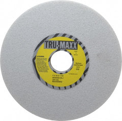 Tru-Maxx - 7" Diam x 1-1/4" Hole x 1/2" Thick, J Hardness, 46 Grit Surface Grinding Wheel - Aluminum Oxide, Type 1, Coarse Grade, 3,600 Max RPM, Vitrified Bond, No Recess - Exact Tooling