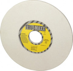 Tru-Maxx - 7" Diam x 1-1/4" Hole x 1/4" Thick, I Hardness, 60 Grit Surface Grinding Wheel - Aluminum Oxide, Type 1, Medium Grade, 3,600 Max RPM, Vitrified Bond, No Recess - Exact Tooling