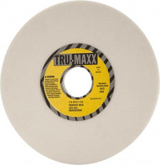 Tru-Maxx - 7" Diam x 1-1/4" Hole x 1/4" Thick, K Hardness, 80 Grit Surface Grinding Wheel - Aluminum Oxide, Type 1, Medium Grade, 3,600 Max RPM, Vitrified Bond, No Recess - Exact Tooling