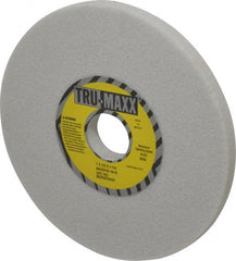 Tru-Maxx - 7" Diam x 1-1/4" Hole x 1/2" Thick, G Hardness, 46 Grit Surface Grinding Wheel - Aluminum Oxide, Type 1, Coarse Grade, 3,600 Max RPM, Vitrified Bond, No Recess - Exact Tooling