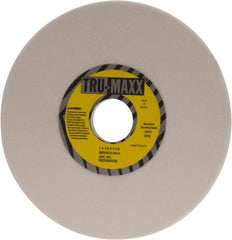 Tru-Maxx - 7" Diam x 1-1/4" Hole x 1/4" Thick, H Hardness, 80 Grit Surface Grinding Wheel - Aluminum Oxide, Type 1, Medium Grade, 3,600 Max RPM, Vitrified Bond, No Recess - Exact Tooling