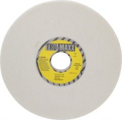 Tru-Maxx - 8" Diam x 1-1/4" Hole x 1/2" Thick, H Hardness, 60 Grit Surface Grinding Wheel - Aluminum Oxide, Type 1, Medium Grade, 3,600 Max RPM, Vitrified Bond, No Recess - Exact Tooling