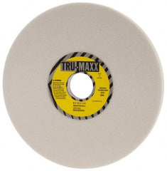 Tru-Maxx - 8" Diam x 1-1/4" Hole x 1/2" Thick, I Hardness, 60 Grit Surface Grinding Wheel - Aluminum Oxide, Type 1, Medium Grade, 3,600 Max RPM, Vitrified Bond, No Recess - Exact Tooling