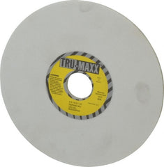 Tru-Maxx - 8" Diam x 1-1/4" Hole x 1/4" Thick, I Hardness, 80 Grit Surface Grinding Wheel - Aluminum Oxide, Type 1, Medium Grade, 3,600 Max RPM, Vitrified Bond, No Recess - Exact Tooling