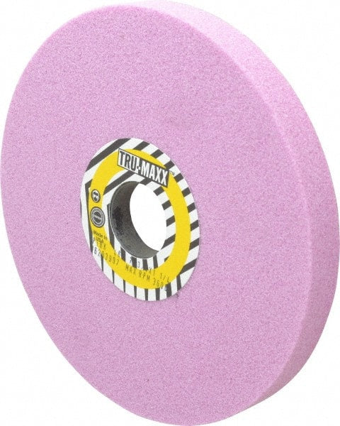 Tru-Maxx - 7" Diam x 1-1/4" Hole x 3/4" Thick, I Hardness, 46 Grit Surface Grinding Wheel - Aluminum Oxide, Type 5, Coarse Grade, 3,600 Max RPM, Vitrified Bond, One-Side Recess - Exact Tooling