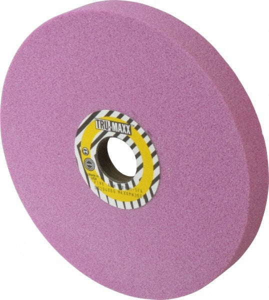 Tru-Maxx - 8" Diam x 1-1/4" Hole x 1" Thick, H Hardness, 46 Grit Surface Grinding Wheel - Aluminum Oxide, Type 5, Coarse Grade, 3,105 Max RPM, Vitrified Bond, One-Side Recess - Exact Tooling