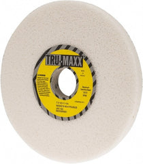 Tru-Maxx - 7" Diam x 1-1/4" Hole x 1/2" Thick, H Hardness, 46 Grit Surface Grinding Wheel - Aluminum Oxide, Type 1, Coarse Grade, 3,600 Max RPM, Vitrified Bond, No Recess - Exact Tooling