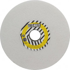 Tru-Maxx - 8" Diam x 1-1/4" Hole x 3/4" Thick, G Hardness, 46 Grit Surface Grinding Wheel - Aluminum Oxide, Type 1, Coarse Grade, 3,105 Max RPM, Vitrified Bond, No Recess - Exact Tooling