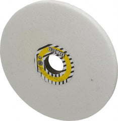 Tru-Maxx - 8" Diam x 1-1/4" Hole x 1/2" Thick, H Hardness, 46 Grit Surface Grinding Wheel - Aluminum Oxide, Type 1, Coarse Grade, 3,600 Max RPM, Vitrified Bond, No Recess - Exact Tooling