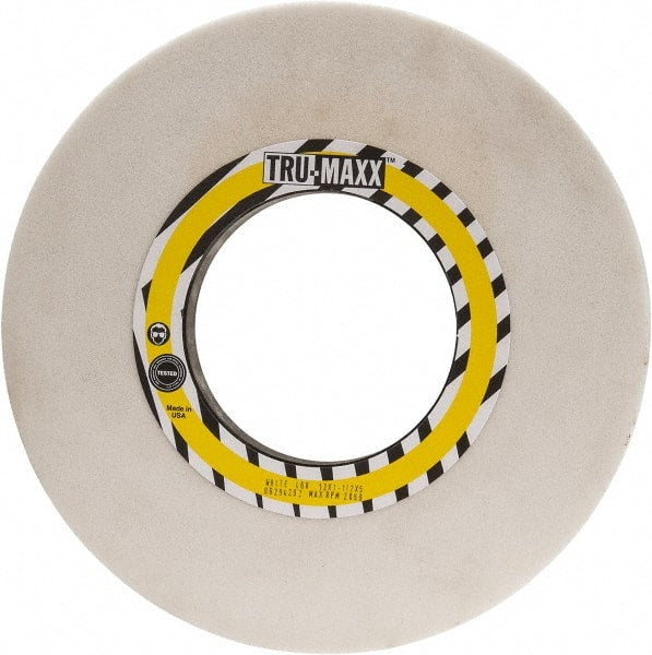 Tru-Maxx - 12" Diam x 5" Hole x 1-1/2" Thick, K Hardness, 46 Grit Surface Grinding Wheel - Aluminum Oxide, Type 5, Coarse Grade, 2,069 Max RPM, Vitrified Bond, One-Side Recess - Exact Tooling