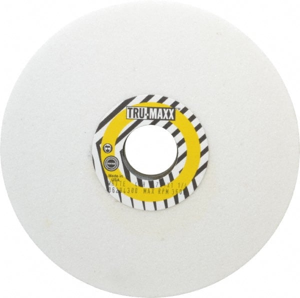 Tru-Maxx - 7" Diam x 1-1/4" Hole x 1" Thick, H Hardness, 46 Grit Surface Grinding Wheel - Aluminum Oxide, Type 5, Coarse Grade, 3,600 Max RPM, Vitrified Bond, One-Side Recess - Exact Tooling