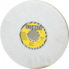 Tru-Maxx - 8" Diam x 1-1/4" Hole x 1" Thick, I Hardness, 46 Grit Surface Grinding Wheel - Aluminum Oxide, Type 5, Coarse Grade, 3,105 Max RPM, Vitrified Bond, One-Side Recess - Exact Tooling