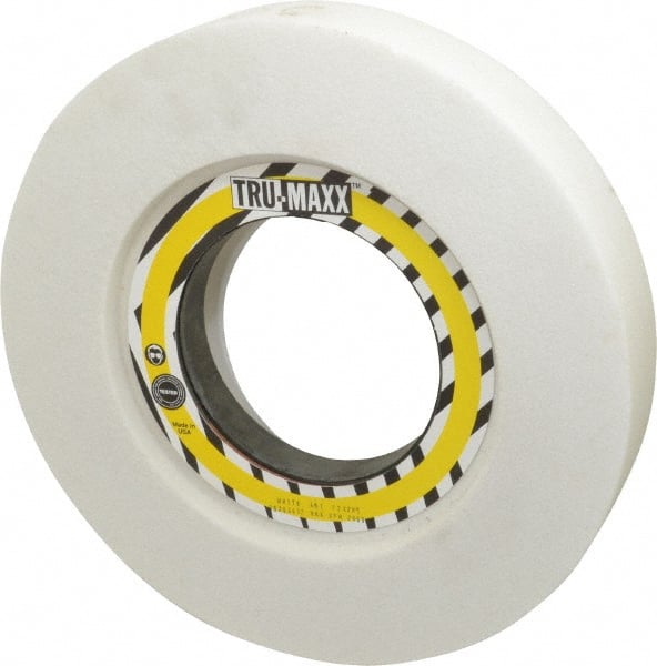Tru-Maxx - 12" Diam x 5" Hole x 2" Thick, I Hardness, 46 Grit Surface Grinding Wheel - Aluminum Oxide, Type 7, Coarse Grade, 2,705 Max RPM, Vitrified Bond, Two-Side Recess - Exact Tooling