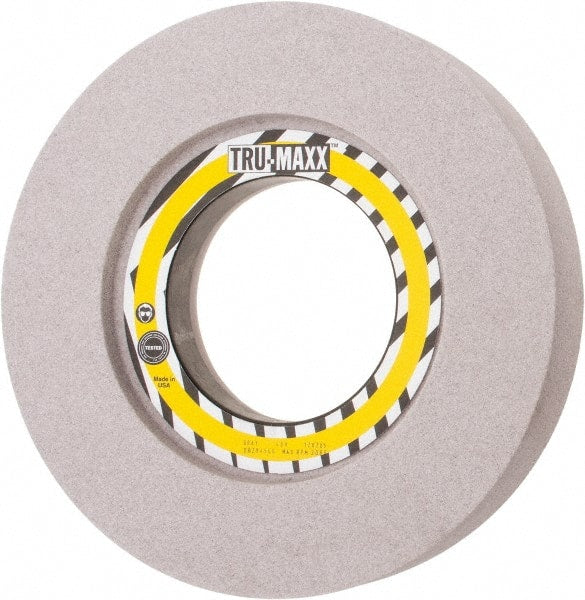 Tru-Maxx - 12" Diam x 5" Hole x 2" Thick, H Hardness, 46 Grit Surface Grinding Wheel - Aluminum Oxide, Type 7, Coarse Grade, 2,069 Max RPM, Vitrified Bond, Two-Side Recess - Exact Tooling