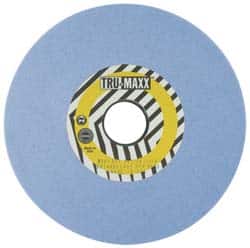 Tru-Maxx - 10" Diam x 3" Hole x 1" Thick, I Hardness, 46 Grit Surface Grinding Wheel - Ceramic, Type 1, Coarse Grade, 2,483 Max RPM, Vitrified Bond, No Recess - Exact Tooling