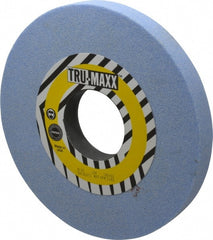 Tru-Maxx - 10" Diam x 3" Hole x 1" Thick, K Hardness, 46 Grit Surface Grinding Wheel - Ceramic, Type 1, Coarse Grade, 3,250 Max RPM, Vitrified Bond, No Recess - Exact Tooling