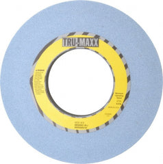 Tru-Maxx - 12" Diam x 5" Hole x 1" Thick, J Hardness, 46 Grit Surface Grinding Wheel - Ceramic, Type 1, Coarse Grade, 2,705 Max RPM, Vitrified Bond, No Recess - Exact Tooling