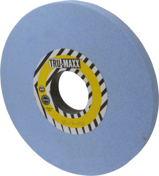 Tru-Maxx - 12" Diam x 3" Hole x 1" Thick, J Hardness, 46 Grit Surface Grinding Wheel - Ceramic, Type 1, Coarse Grade, 2,705 Max RPM, Vitrified Bond, No Recess - Exact Tooling
