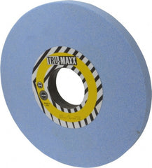 Tru-Maxx - 12" Diam x 3" Hole x 1" Thick, J Hardness, 46 Grit Surface Grinding Wheel - Ceramic, Type 1, Coarse Grade, 2,705 Max RPM, Vitrified Bond, No Recess - Exact Tooling
