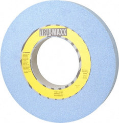 Tru-Maxx - 12" Diam x 5" Hole x 1-1/2" Thick, I Hardness, 46 Grit Surface Grinding Wheel - Ceramic, Type 1, Coarse Grade, 2,705 Max RPM, Vitrified Bond, No Recess - Exact Tooling