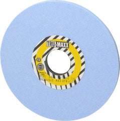 Tru-Maxx - 6" Diam x 1-1/4" Hole x 1/4" Thick, K Hardness, 80 Grit Surface Grinding Wheel - Ceramic, Type 1, Medium Grade, 4,138 Max RPM, Vitrified Bond, No Recess - Exact Tooling