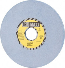 Tru-Maxx - 7" Diam x 1-1/4" Hole x 1/4" Thick, K Hardness, 80 Grit Surface Grinding Wheel - Ceramic, Type 1, Medium Grade, 3,600 Max RPM, Vitrified Bond, No Recess - Exact Tooling