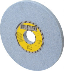 Tru-Maxx - 7" Diam x 1-1/4" Hole x 1/2" Thick, I Hardness, 46 Grit Surface Grinding Wheel - Ceramic, Type 1, Coarse Grade, 3,600 Max RPM, Vitrified Bond, No Recess - Exact Tooling