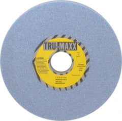 Tru-Maxx - 7" Diam x 1-1/4" Hole x 1/2" Thick, K Hardness, 46 Grit Surface Grinding Wheel - Ceramic, Type 1, Coarse Grade, 3,600 Max RPM, Vitrified Bond, No Recess - Exact Tooling