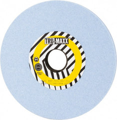 Tru-Maxx - 7" Diam x 1-1/4" Hole x 1/2" Thick, K Hardness, 80 Grit Surface Grinding Wheel - Ceramic, Type 1, Medium Grade, 3,600 Max RPM, Vitrified Bond, No Recess - Exact Tooling