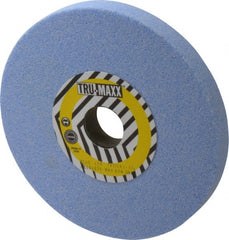 Tru-Maxx - 7" Diam x 1-1/4" Hole x 3/4" Thick, K Hardness, 46 Grit Surface Grinding Wheel - Ceramic, Type 1, Coarse Grade, 3,600 Max RPM, Vitrified Bond, No Recess - Exact Tooling