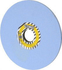 Tru-Maxx - 7" Diam x 1-1/4" Hole x 1/4" Thick, I Hardness, 80 Grit Surface Grinding Wheel - Ceramic, Type 1, Medium Grade, 3,600 Max RPM, Vitrified Bond, No Recess - Exact Tooling