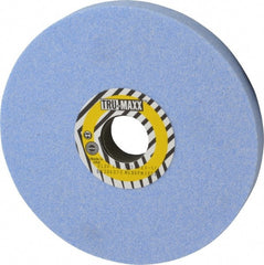 Tru-Maxx - 7" Diam x 1-1/4" Hole x 3/4" Thick, I Hardness, 46 Grit Surface Grinding Wheel - Ceramic, Type 1, Coarse Grade, 3,600 Max RPM, Vitrified Bond, No Recess - Exact Tooling