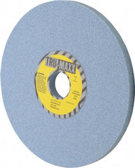 Tru-Maxx - 8" Diam x 1-1/4" Hole x 1/2" Thick, I Hardness, 46 Grit Surface Grinding Wheel - Ceramic, Type 1, Coarse Grade, 3,105 Max RPM, Vitrified Bond, No Recess - Exact Tooling