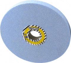 Tru-Maxx - 8" Diam x 1-1/4" Hole x 3/4" Thick, K Hardness, 46 Grit Surface Grinding Wheel - Ceramic, Type 1, Coarse Grade, 3,600 Max RPM, Vitrified Bond, No Recess - Exact Tooling