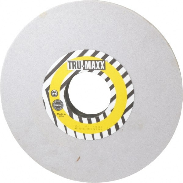 Tru-Maxx - 12" Diam x 3" Hole x 1" Thick, J Hardness, 60 Grit Surface Grinding Wheel - Aluminum Oxide, Type 1, Medium Grade, 2,705 Max RPM, Vitrified Bond, No Recess - Exact Tooling