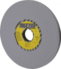 Tru-Maxx - 7" Diam x 1-1/4" Hole x 1/2" Thick, L Hardness, 120 Grit Surface Grinding Wheel - Aluminum Oxide, Type 1, Fine Grade, 3,600 Max RPM, Vitrified Bond, No Recess - Exact Tooling