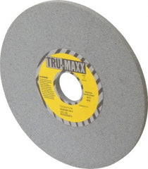 Tru-Maxx - 7" Diam x 1-1/4" Hole x 1/4" Thick, K Hardness, 80 Grit Surface Grinding Wheel - Aluminum Oxide, Type 1, Medium Grade, 3,600 Max RPM, Vitrified Bond, No Recess - Exact Tooling