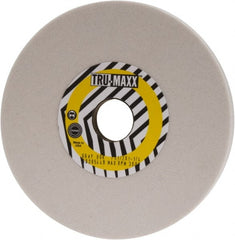 Tru-Maxx - 7" Diam x 1-1/4" Hole x 1/2" Thick, K Hardness, 80 Grit Surface Grinding Wheel - Aluminum Oxide, Type 1, Medium Grade, 3,600 Max RPM, Vitrified Bond, No Recess - Exact Tooling