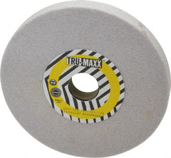 Tru-Maxx - 7" Diam x 1-1/4" Hole x 3/4" Thick, H Hardness, 46 Grit Surface Grinding Wheel - Aluminum Oxide, Type 1, Coarse Grade, 3,600 Max RPM, Vitrified Bond, No Recess - Exact Tooling