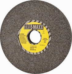 Tru-Maxx - 7" Diam x 1-1/4" Hole x 3/4" Thick, K Hardness, 46 Grit Surface Grinding Wheel - Aluminum Oxide, Type 1, Coarse Grade, 3,600 Max RPM, Vitrified Bond, No Recess - Exact Tooling
