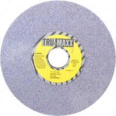 Tru-Maxx - 7" Diam x 1-1/4" Hole x 1" Thick, H Hardness, 46 Grit Surface Grinding Wheel - Aluminum Oxide, Type 1, Coarse Grade, 3,600 Max RPM, Vitrified Bond, No Recess - Exact Tooling