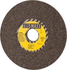 Tru-Maxx - 7" Diam x 1-1/4" Hole x 1/2" Thick, G Hardness, 46 Grit Surface Grinding Wheel - Aluminum Oxide, Type 1, Coarse Grade, 3,600 Max RPM, Vitrified Bond, No Recess - Exact Tooling