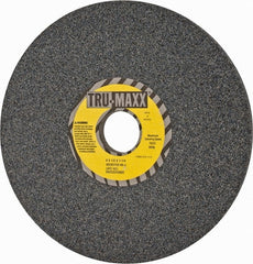 Tru-Maxx - 8" Diam x 1-1/4" Hole x 1/2" Thick, J Hardness, 46 Grit Surface Grinding Wheel - Aluminum Oxide, Type 1, Coarse Grade, 3,600 Max RPM, Vitrified Bond, No Recess - Exact Tooling