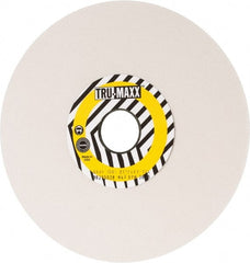 Tru-Maxx - 8" Diam x 1-1/4" Hole x 1/4" Thick, I Hardness, 100 Grit Surface Grinding Wheel - Aluminum Oxide, Type 1, Fine Grade, 3,600 Max RPM, Vitrified Bond, No Recess - Exact Tooling