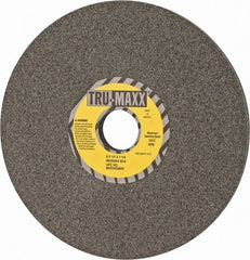 Tru-Maxx - 8" Diam x 1-1/4" Hole x 1/2" Thick, K Hardness, 60 Grit Surface Grinding Wheel - Aluminum Oxide, Type 1, Medium Grade, 3,600 Max RPM, Vitrified Bond, No Recess - Exact Tooling